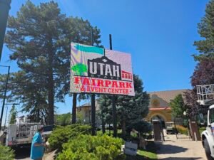 Utah State Fairparks electronic message center